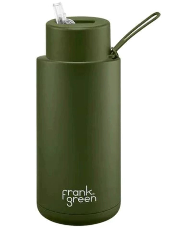 34oz Reusable Bottle Khaki